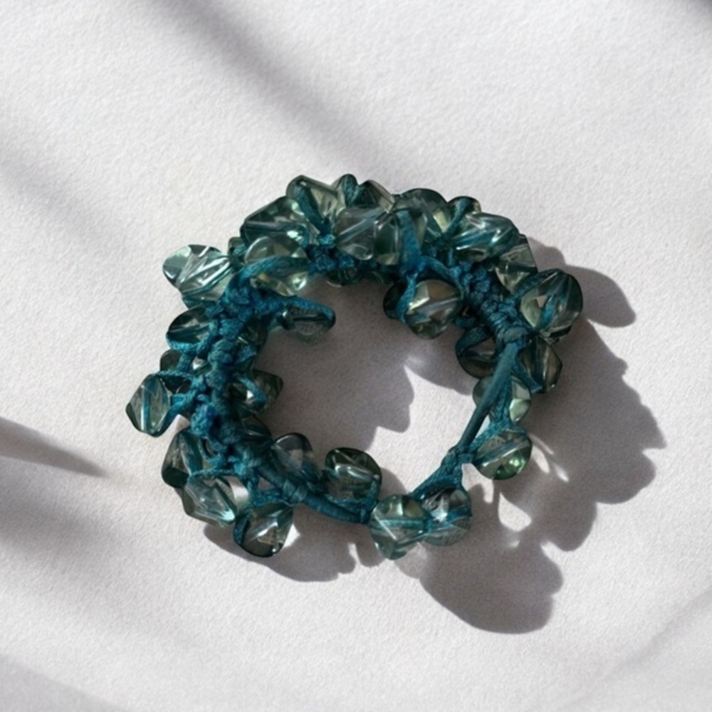Teal Beaded Bracelet